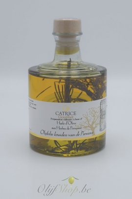 Stapelbare fles extra vierge olijfolie met Provence kruiden 250 ml