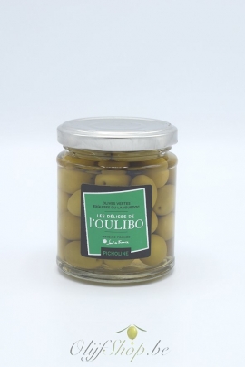 Groene picholine olijven natuur 110 gram